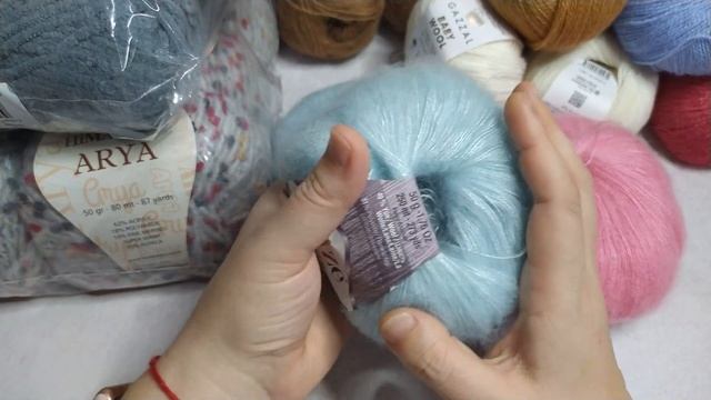 Распаковка и обзор моточной пряжи смотреть онлайн