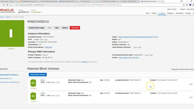 Oracle Cloud Infrastructure: Windows2012 Server Storage Space смотреть онлайн
