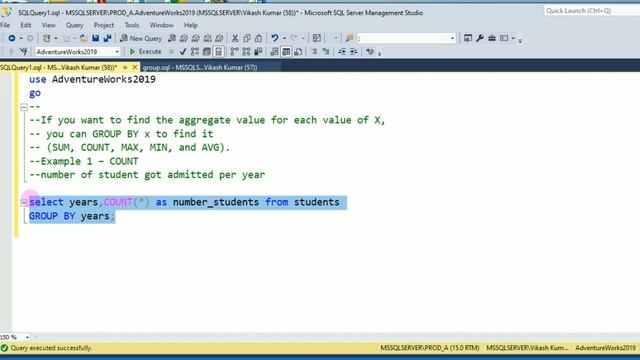 SQL GROUP BY and HAVING смотреть онлайн