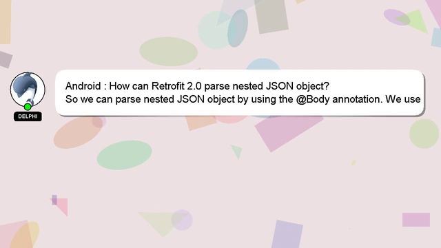 Android : How can Retrofit 2.0 parse nested JSON object? смотреть онлайн