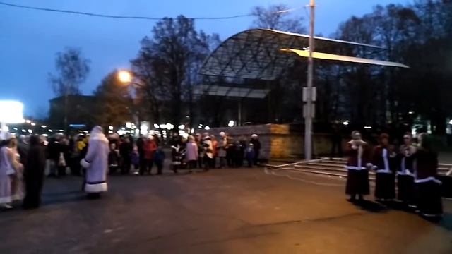 Рождественские колядки в Клинцах-1 смотреть онлайн
