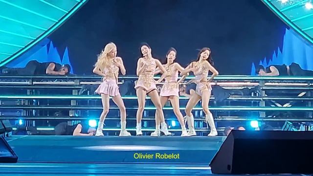 Blackpink @ Stade de France in Paris - Pretty Savage | Fancam смотреть онлайн