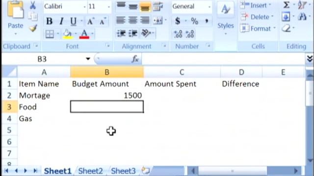 General Computer Tips : How to Create a Simple Budget in Excel смотреть онлайн