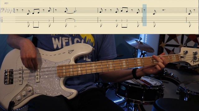 Gorillaz: Feel Good Inc. - Bass Cover with Bass Tab Bass Only