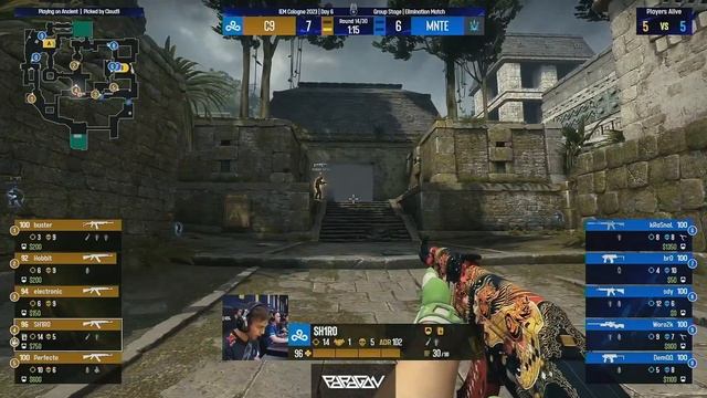 ПОЛНЫЙ МАТЧ - CLOUD9 Vs MONTE - 2 карта ANCIENT | IEM Cologne 2023