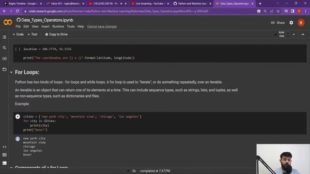 [LIVE] DAY 06 - Python Master Class Zero to Hero | COMPLETE in 7 - Days смотреть онлайн