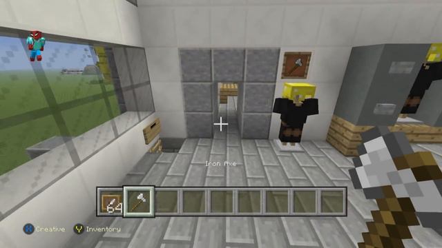 Minecraft Tutorial: How To Make A Fire Station Interior/Exterior (Inside/Outside) смотреть онлайн
