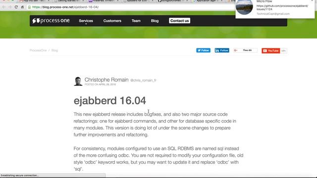 ejabberd xmpp with Elixir client смотреть онлайн