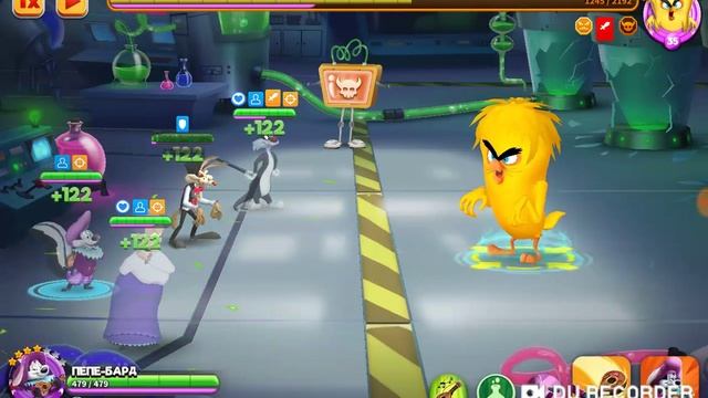 Looney Tunes Безумный мир world of MAYHEM игра ЧУДОВИЩНЫЙ ТВИТИ СРЕДНИЙ РЕЖИМ MYSTERIOUS TWITI смотреть онлайн