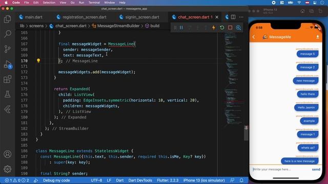 تصميم شاشة المحادثة : Chat 15 - Flutter & Firebase/Firestore смотреть онлайн