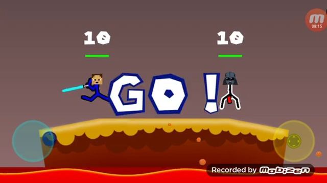 Supreme Duelist Stickman на двоих играю с сестрой смотреть онлайн