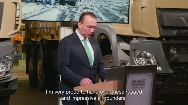 First DAF CF Military trucks delivered to the Belgian Armed Forces смотреть онлайн