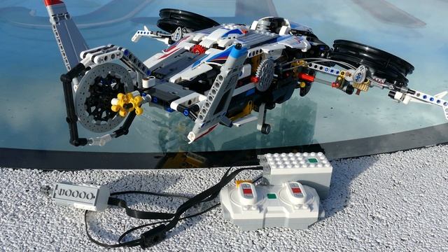 Amazing BMW Dropship + AA Gun - LEGO Technic 42130 B Model With Easy Motorization @grohl666