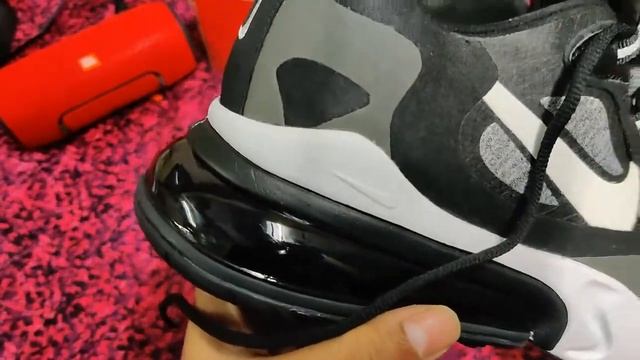 Unboxing REACT AIR270 Black/Grey/White Sports Shoes Best Quality смотреть онлайн