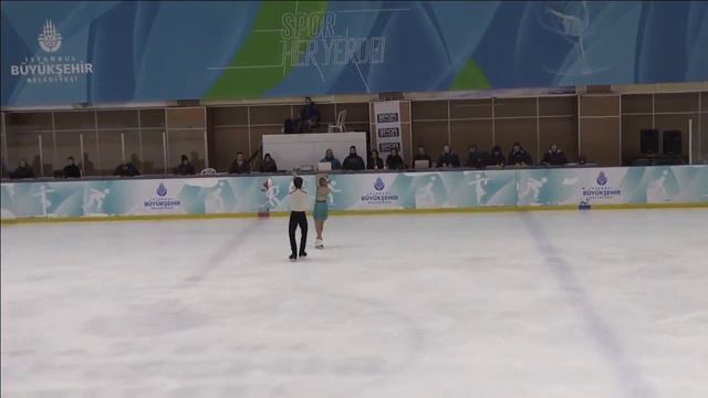 Adelina GALYAVIEVA- Louis THAURON Free Dance BOSPHORUS CUP 2018 смотреть онлайн