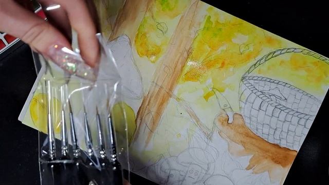 Обзор на акварель SeamiArt. По просьбе Подписчика смотреть онлайн