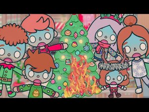 НАРЯЖАЕМ ЁЛКУ ТОКА БОКА // украшаем дом к новому году тока бока