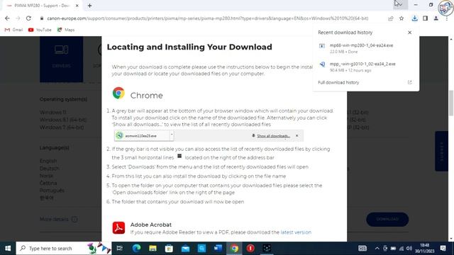 How to Download and Install Canon PIXMA MP280 Printer Driver on Windows. Canon Driver instillation. смотреть онлайн