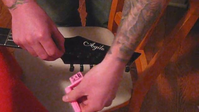 Floyd Rose Setup/restring 7 string guitar. pt. 2 смотреть онлайн