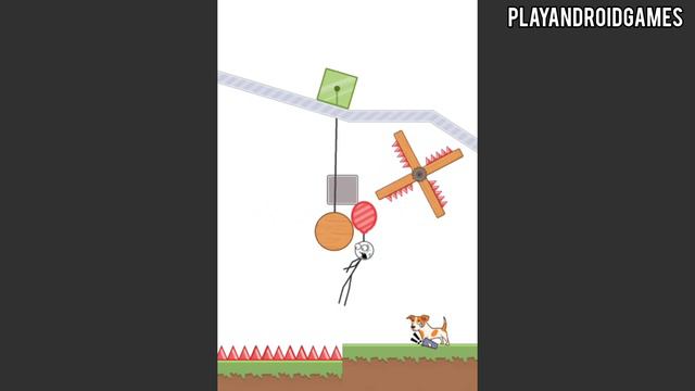 Dangling Man (WEEGOON) - All Levels 41-65 | Funny Stickman Puzzle Game смотреть онлайн