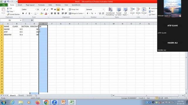 Microsoft Excel Online Summer Camp 2023 : Introduction Class Part 1|| Student Demonstration смотреть онлайн