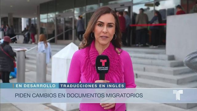 Piden traducciones certificadas a agencia de inmigración | Noticias Telemundo смотреть онлайн