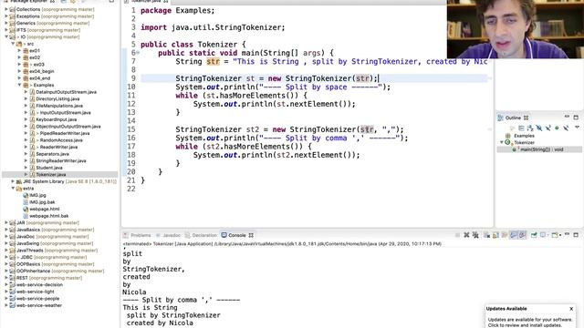 JAVA: Utilità per Input/Output (M12-E06) смотреть онлайн