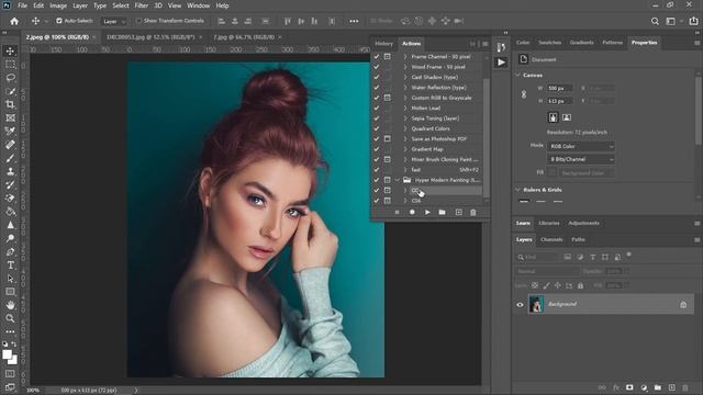 digital painting effect in photoshop free action 2021 (file) смотреть онлайн