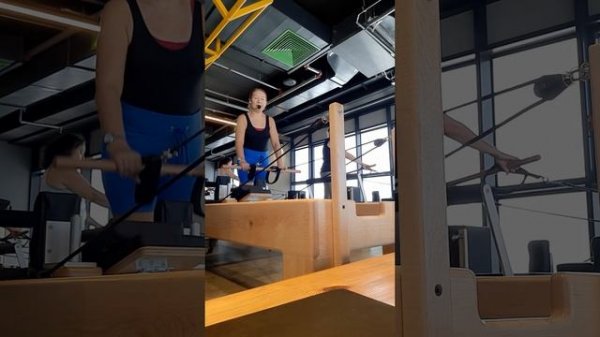 Pilates Reformer with pole. Full Body Workout. Intermediate. | Реформер Пилатес с шестом. Тренировк