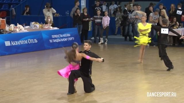 Коваль Петр - Колосова Арина, F Pasodoble смотреть онлайн