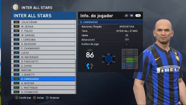PES 2017 Internazionale Milano All Stars PC смотреть онлайн