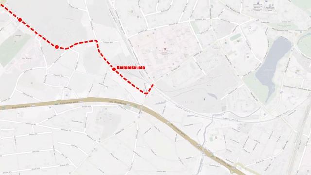 Маршрут 8-го автобуса в Риге