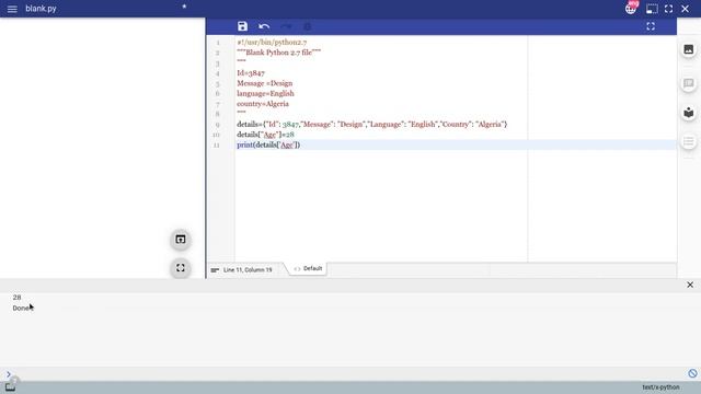 Dictionary in Python смотреть онлайн
