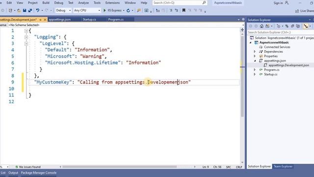 Part 11- AppSettings.json file ( Configurations sources ) in asp.net core | asp.net core tutorials смотреть онлайн