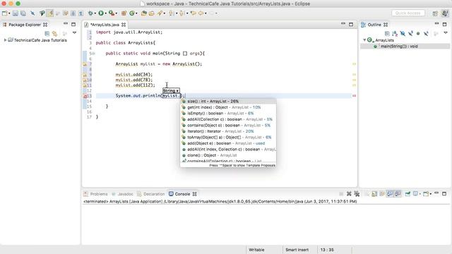 Java Tutorial 22 - ArrayLists смотреть онлайн