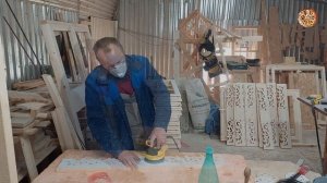 Сделал комплект резных наличников по индивидуальному заказу