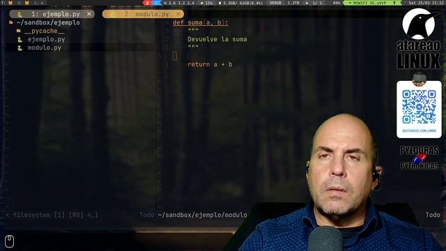 Crear tus propios módulos en Python смотреть онлайн