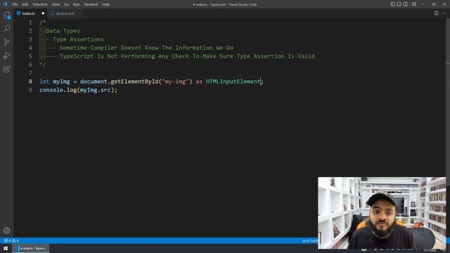 Learn Typescript In Arabic 2022 - #19 - Data Types - Type Assertions смотреть онлайн