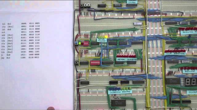 Programming Fibonacci on a breadboard computer смотреть онлайн