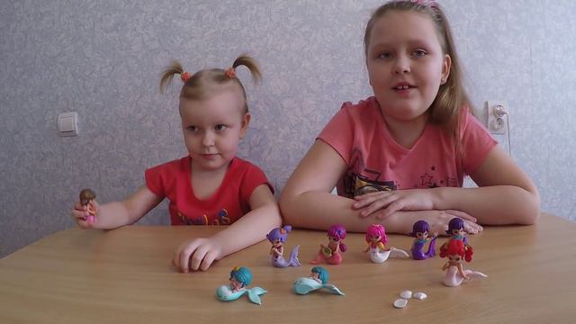 МАДЖИКИ MAGIKI РУСАЛКИ МЕНЯЮТ ЦВЕТ В ВОДЕ