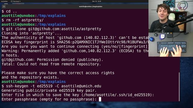 don't git clone over https! (beginner) anthony explains #507 смотреть онлайн