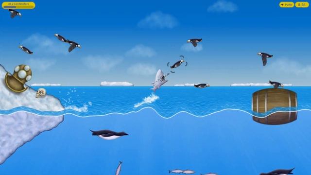 ОГРОМНАЯ ГОЛОДНАЯ АКУЛА СЪЕЛА ЗЕМЛЮ и ЛУНУ в игре Tasty Blue / СЪЕСТЬ ОКЕАН (финал) смотреть онлайн