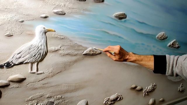 покраска барельефа за 3 дня(мастер класс) смотреть онлайн