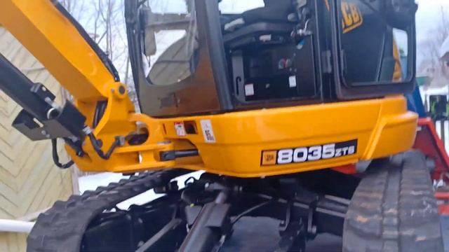 JCB 8035 обзор нового экскаватора смотреть онлайн