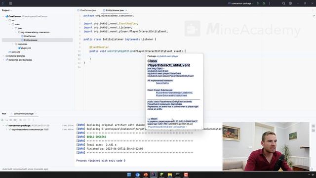 Ep3. The Event System (ft. Exploding Cows) - Minecraft Plugin Development смотреть онлайн