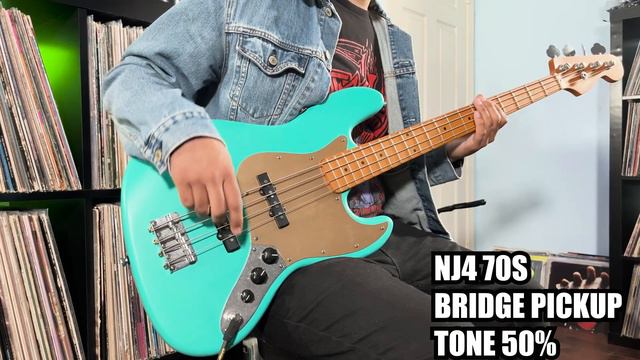 Nordstrand NJ4 Vintage Single Coil 70s Era Jazz Bass Pickups смотреть онлайн