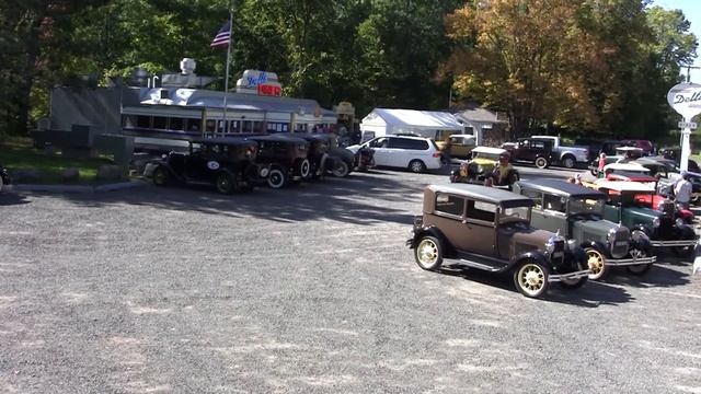 Twin Cities Model A Ford Club Visits The Delta Diner | Northwest Wisconsin Car Club Drive смотреть онлайн
