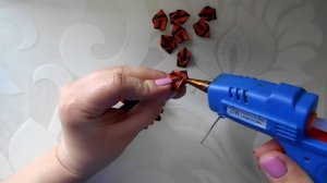 Брошь канзаши к 9 мая мастер класс/DIY/ Брошь на 9 мая своими руками