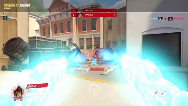 Overwatch: Tracer Rotation Deathmatch Highlight (1) смотреть онлайн