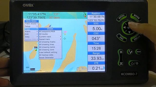 ONWA Plotter: Erase ng Waypoint at Default Setting (TAGALOG) смотреть онлайн